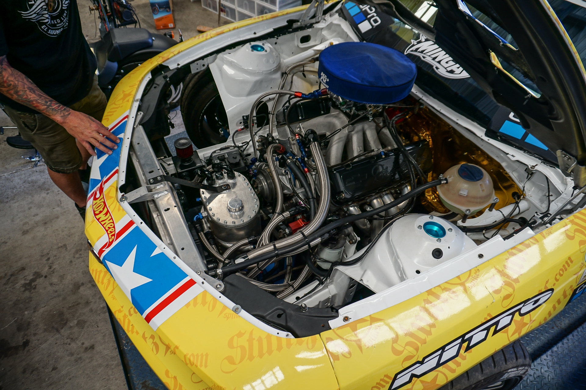 Matty Mingay Camaro Engine Bay V8